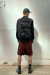 BORIS BIDJAN SABERI Plant-dyed drawstring shorts P21 F1506F-W